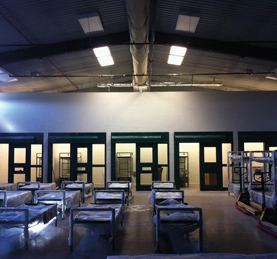 Orleans Parish Jail interior shot
